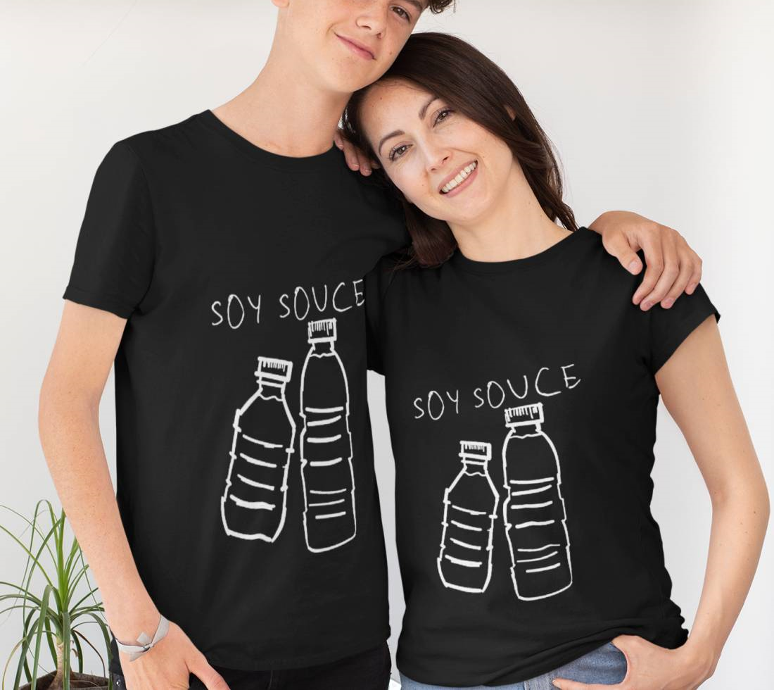 Soy Souce Doodle Bottle T-Shirt