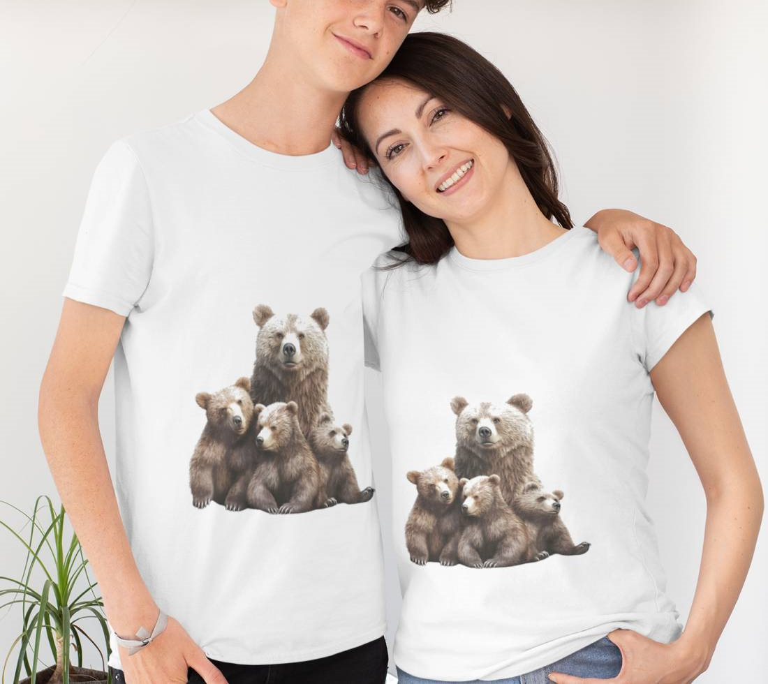 The Best Mama Bear! Gift For Mum T-Shirt