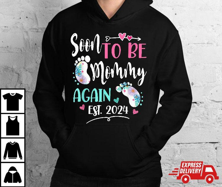 Wo Soon To Be Mommy Again 2024 Mother's Day Shirt