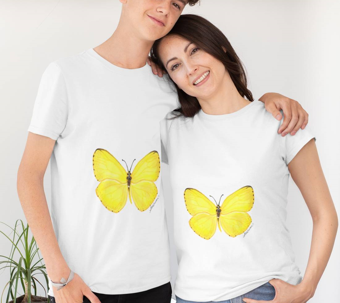 Yellow Butterfly T-Shirt