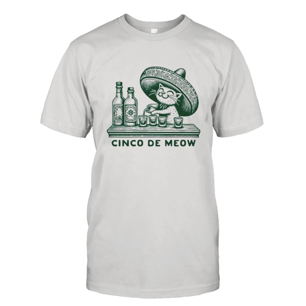 Cat cinco de meow shirt