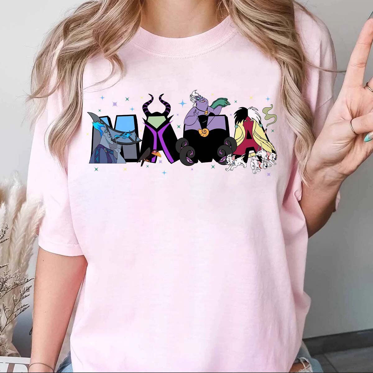 Animated Villains Mama Happy Mother's Day Gift For Mom Tshirt Women