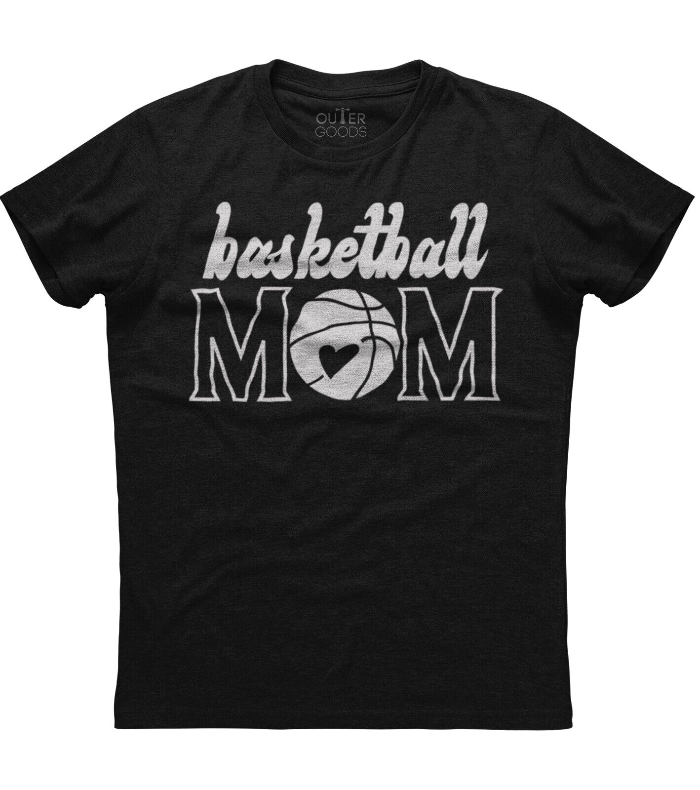 Basketball Mom Mother's Day Gift Mens Short Sleeve New Cotton Black T-shirt