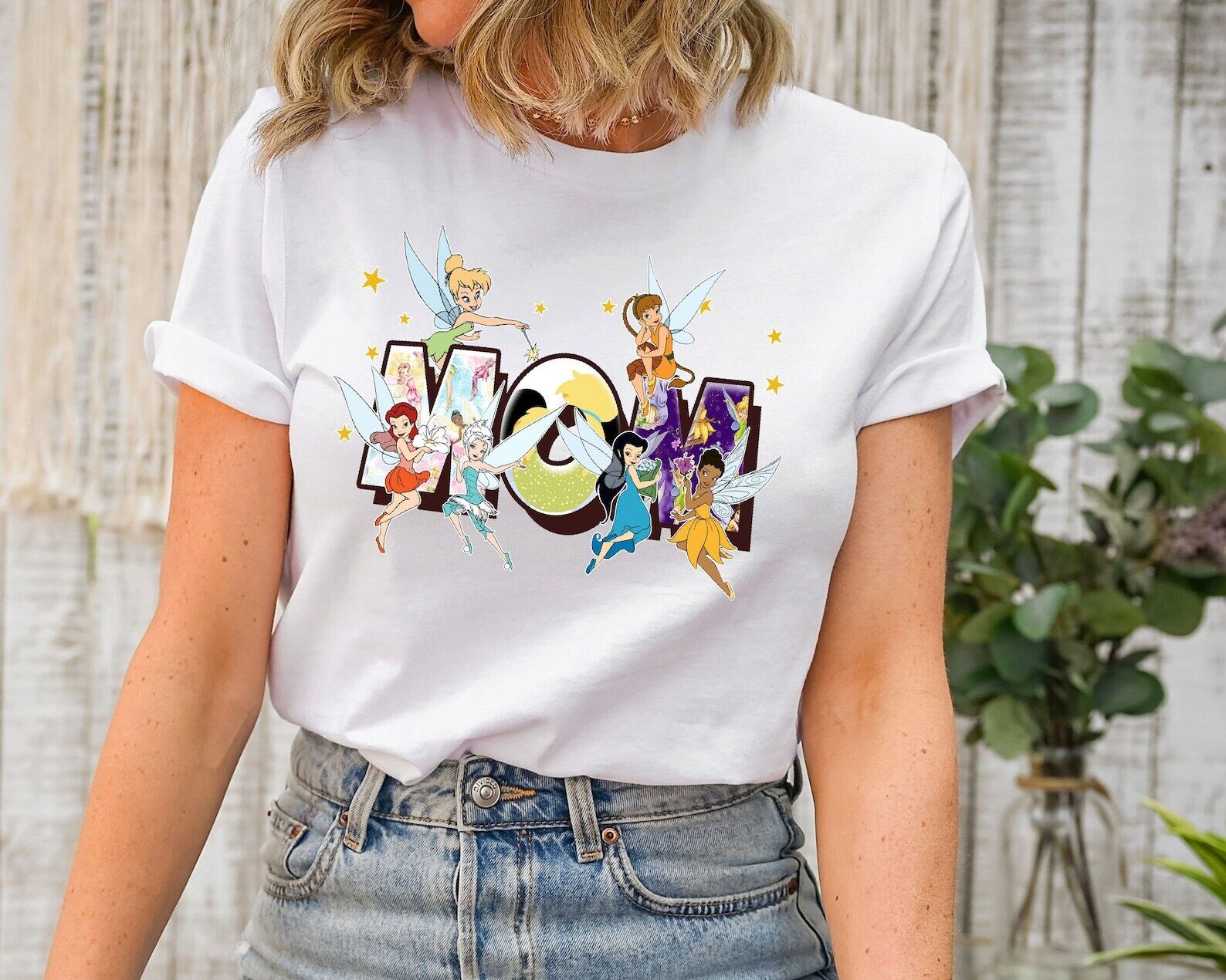 Beautiful Tinker Bell Friends Magical Mom Mother's Day Gift For Mom Tshirt Women