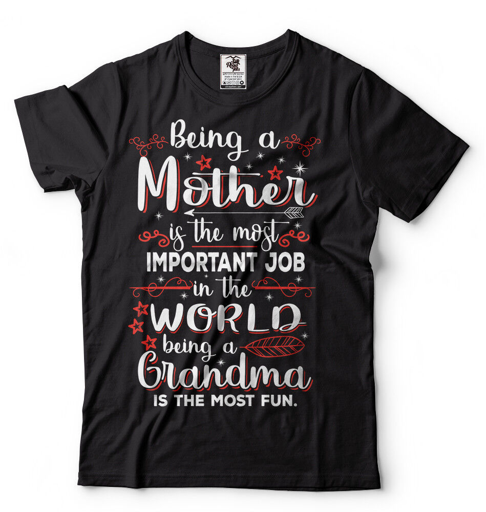 Grandma T-shirt Mother's Day Gift T-shirt Gift For Grandmother Funny Tee Shirt