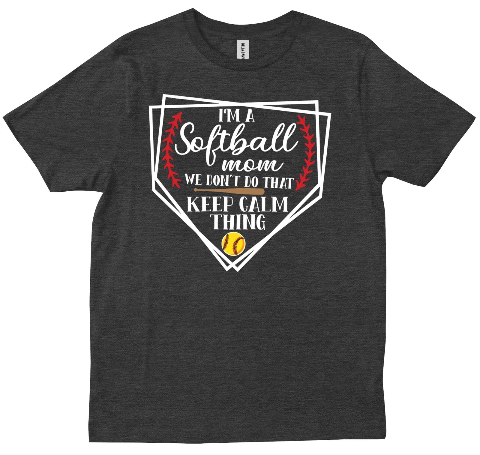 Im A Softball Mom Design Cool Funny Gift Mother's Day T-shirt