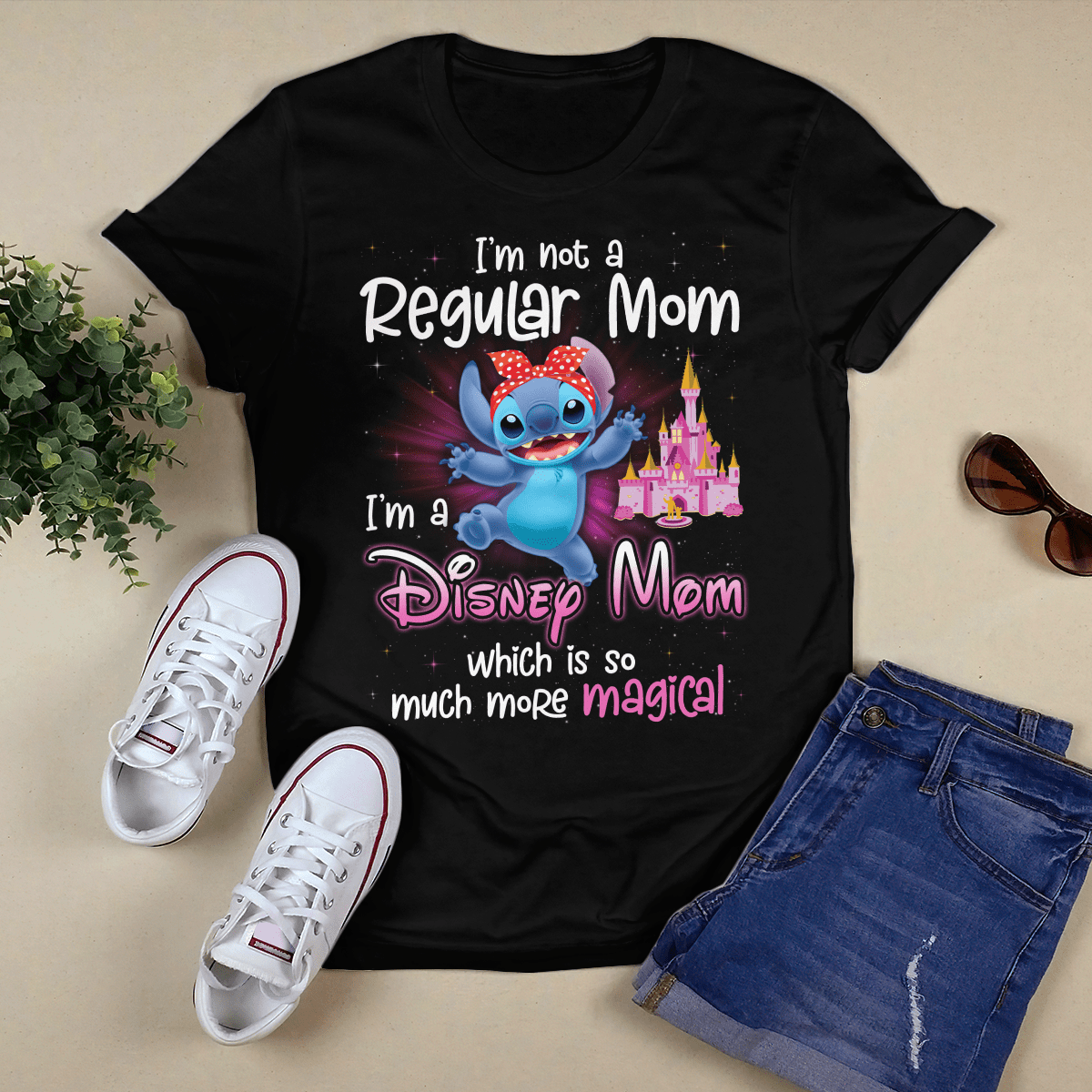 I'm Mom Which Is So Much More Magical Stitch Mother's Day Tshirt Women