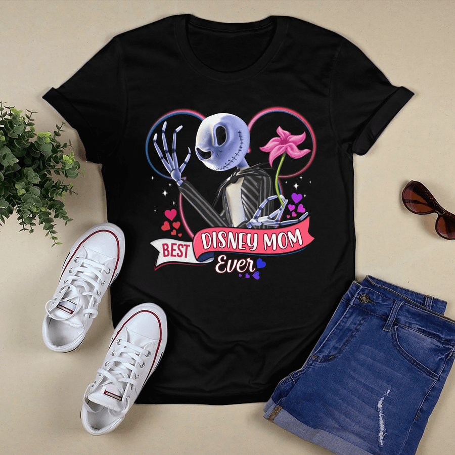 Jack Skellington Best Mom Ever Happy Mother's Day Tshirt