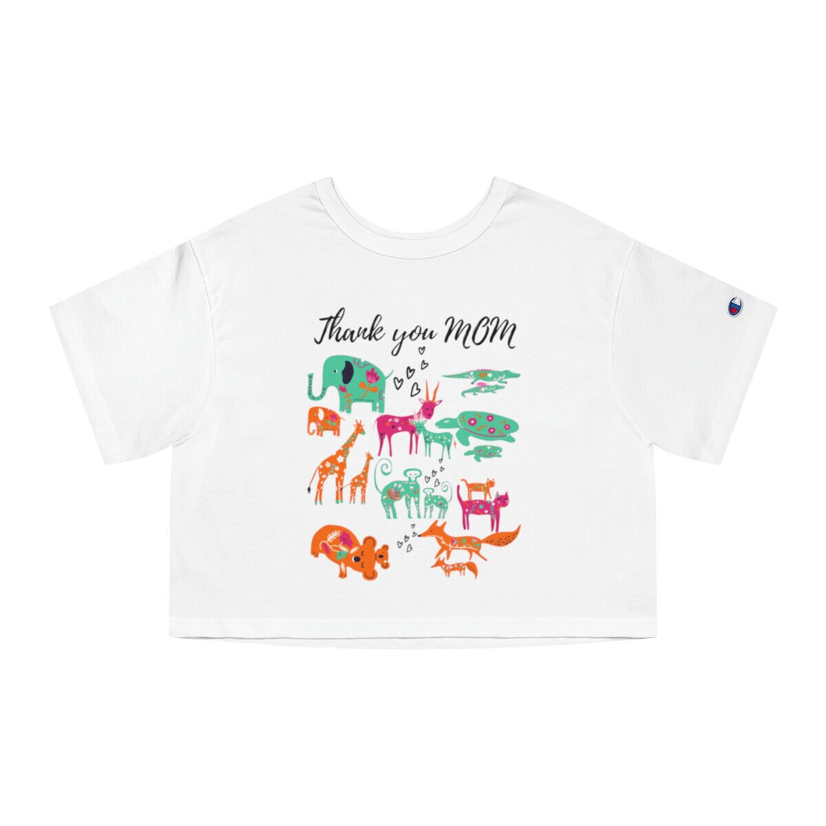 Mom Mother's Day Thank You Mom Cropped T-shirt