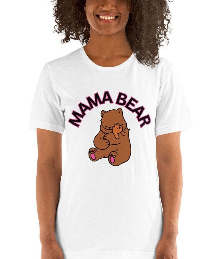 Mother Shirt Women Cotton Tshirt Mama Bear Mothers Day Birthday T Shirt Top Gift