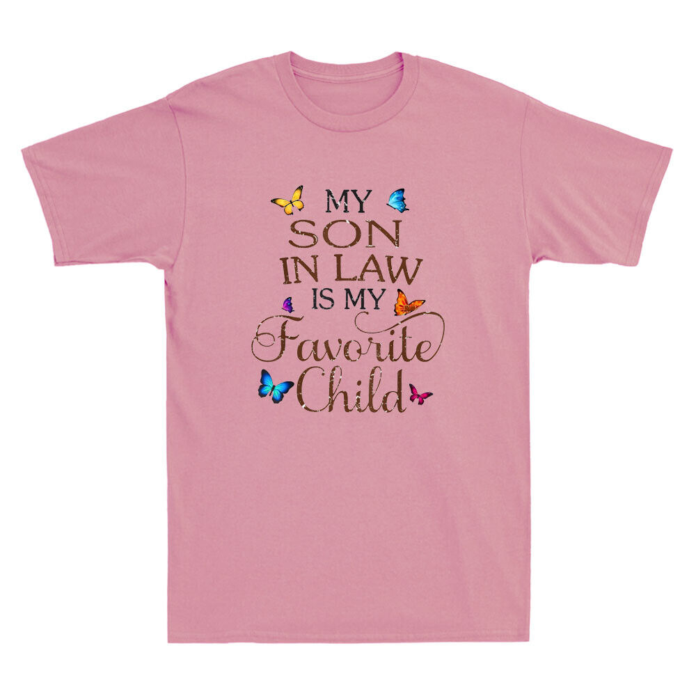 My Son-in-law Is My Favorite Child Butterfly Mother's Day Vintage Unisex T-shirt