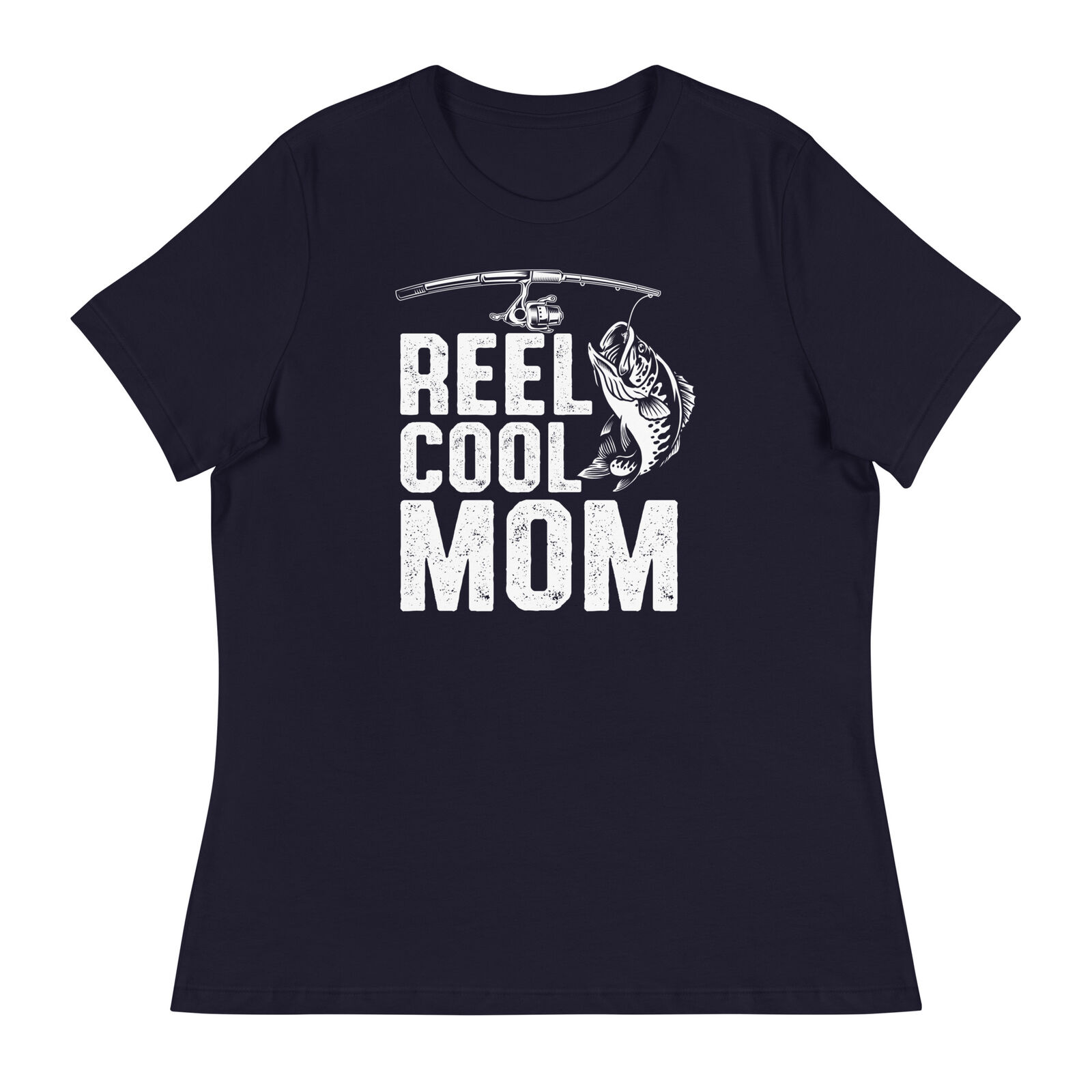 Reel Cool Mom Women's T-shirt - Fishing Mom Birthday Mother's Day Gift Idea