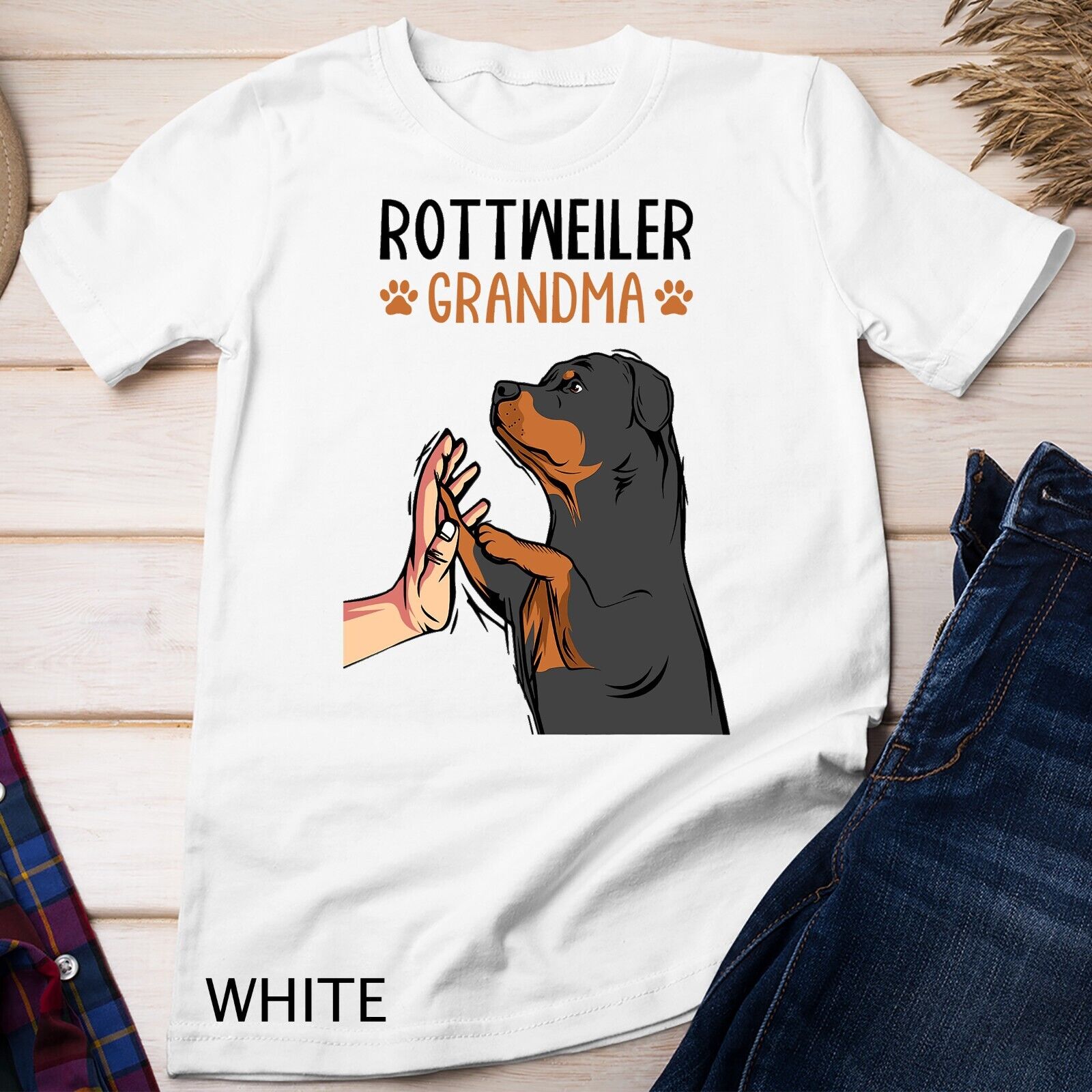 Rottweiler Grandma Rottie Dog Mom Funny Mother´s Day Unisex T-shirt