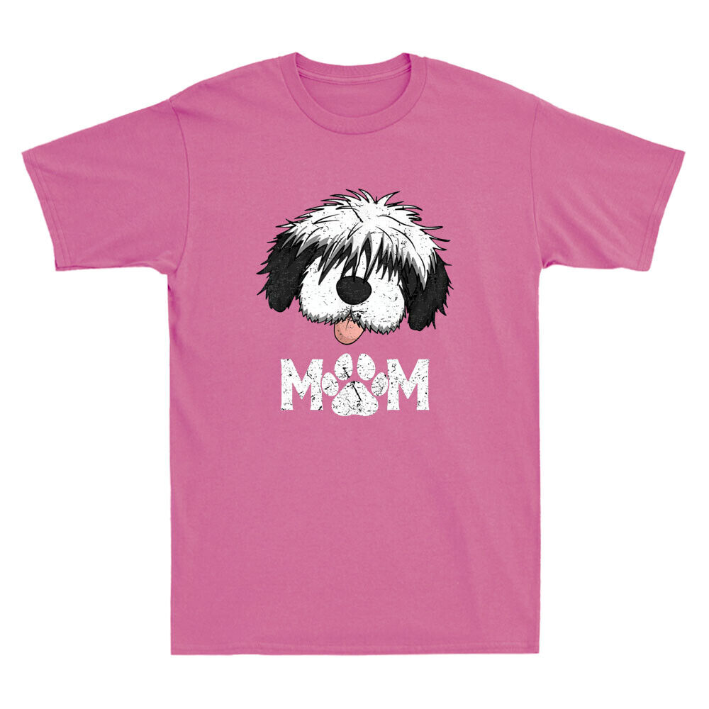 Sheepadoodle Mom Dog Mother Gift Idea For Mother's Day Dog Lover Vintage T-shirt