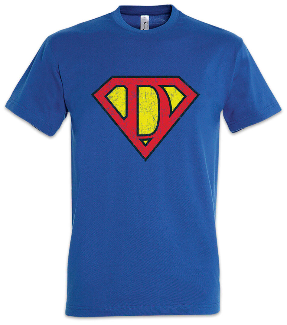 Super D T-shirt Letter Gift Birthday Mother's Day Fathers Day Fun Comic