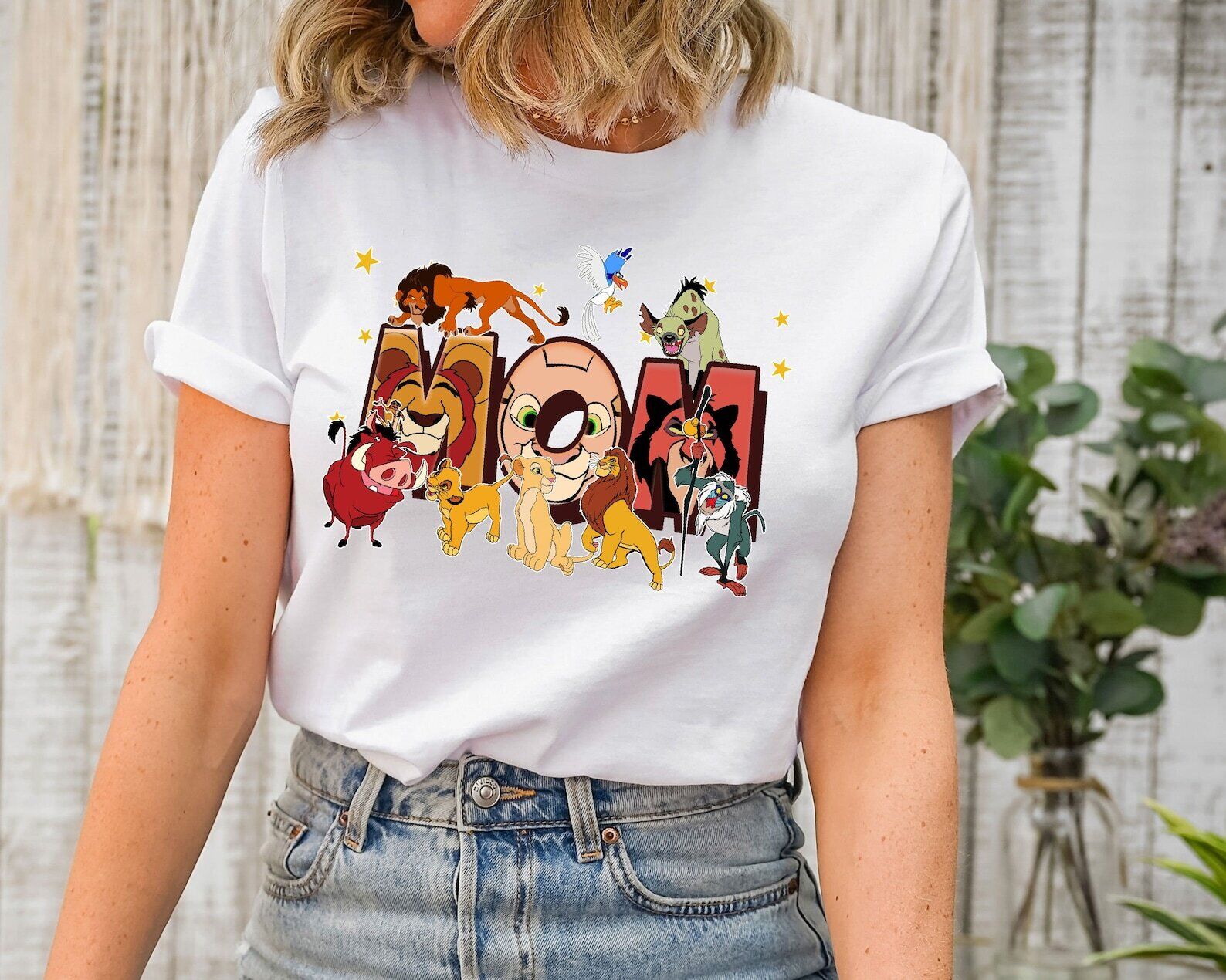 The Lion King Movie Fans Gift For Mom Happy Mother's Day Tshirt Women