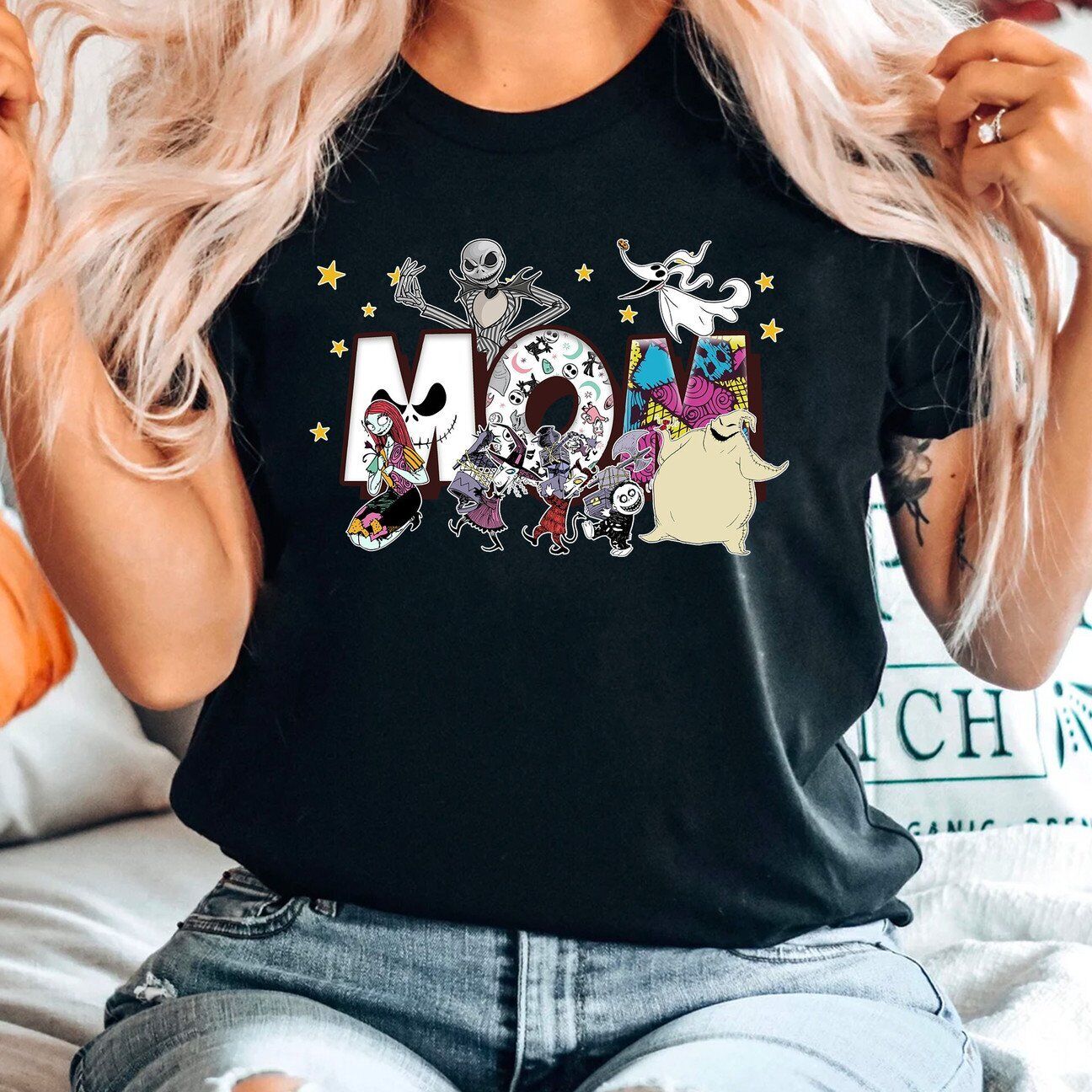 The Nightmare Before Christmas Best Mom Ever Happy Mother's Day Tshirt Women