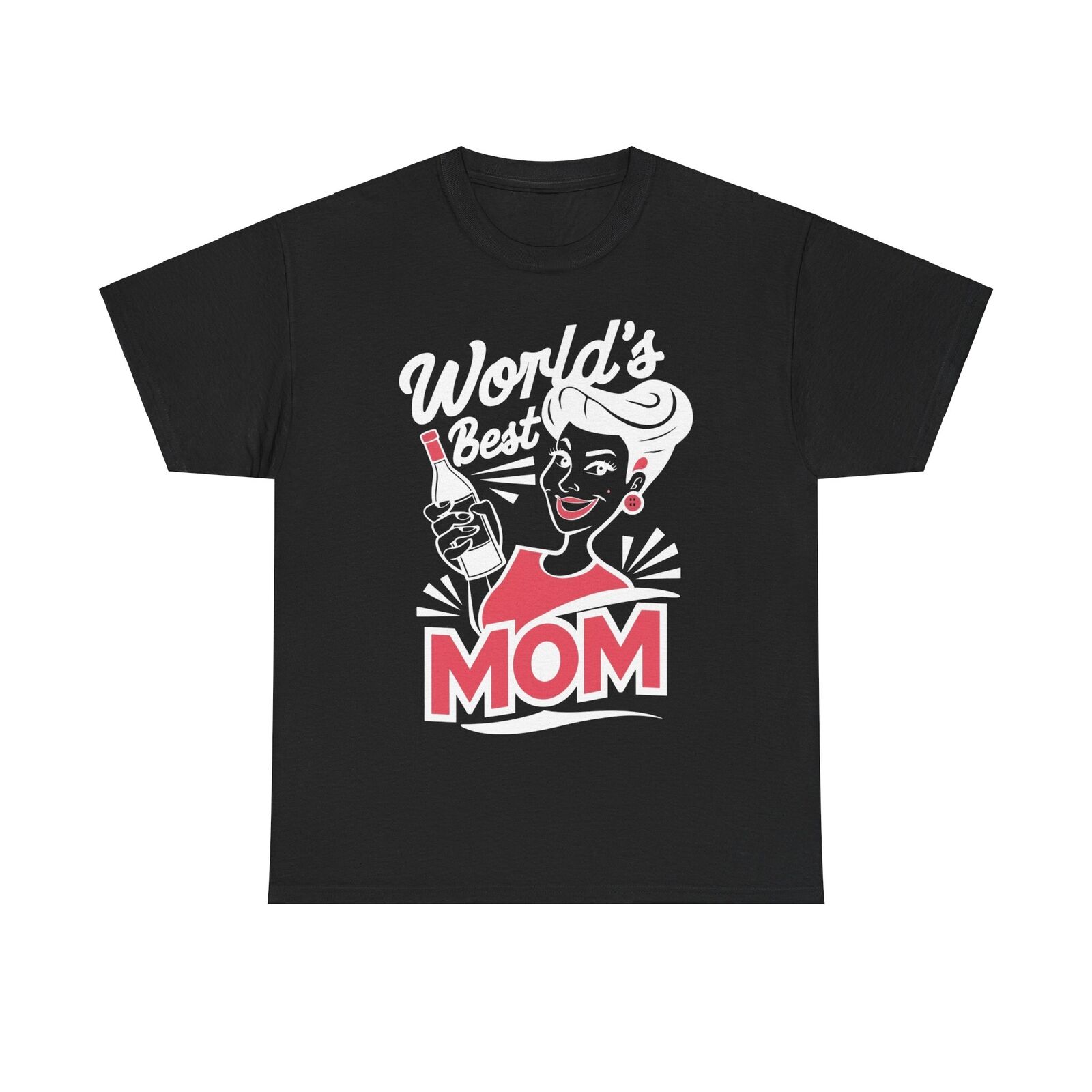 World's Best Mom Mother's Day Funny Comical Humor Gag Gift Tee T-shirt