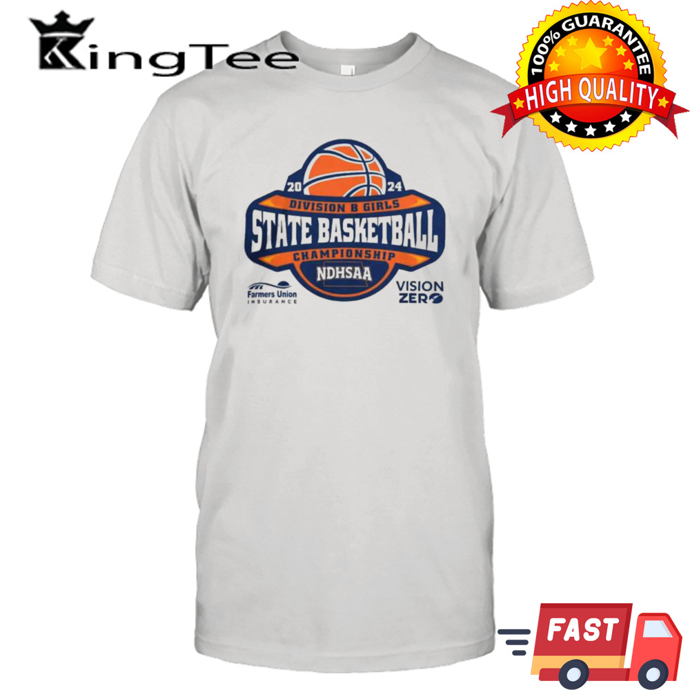 2024 Ndhsaa Division B Girls State Basketball Championship Logo T-shirt