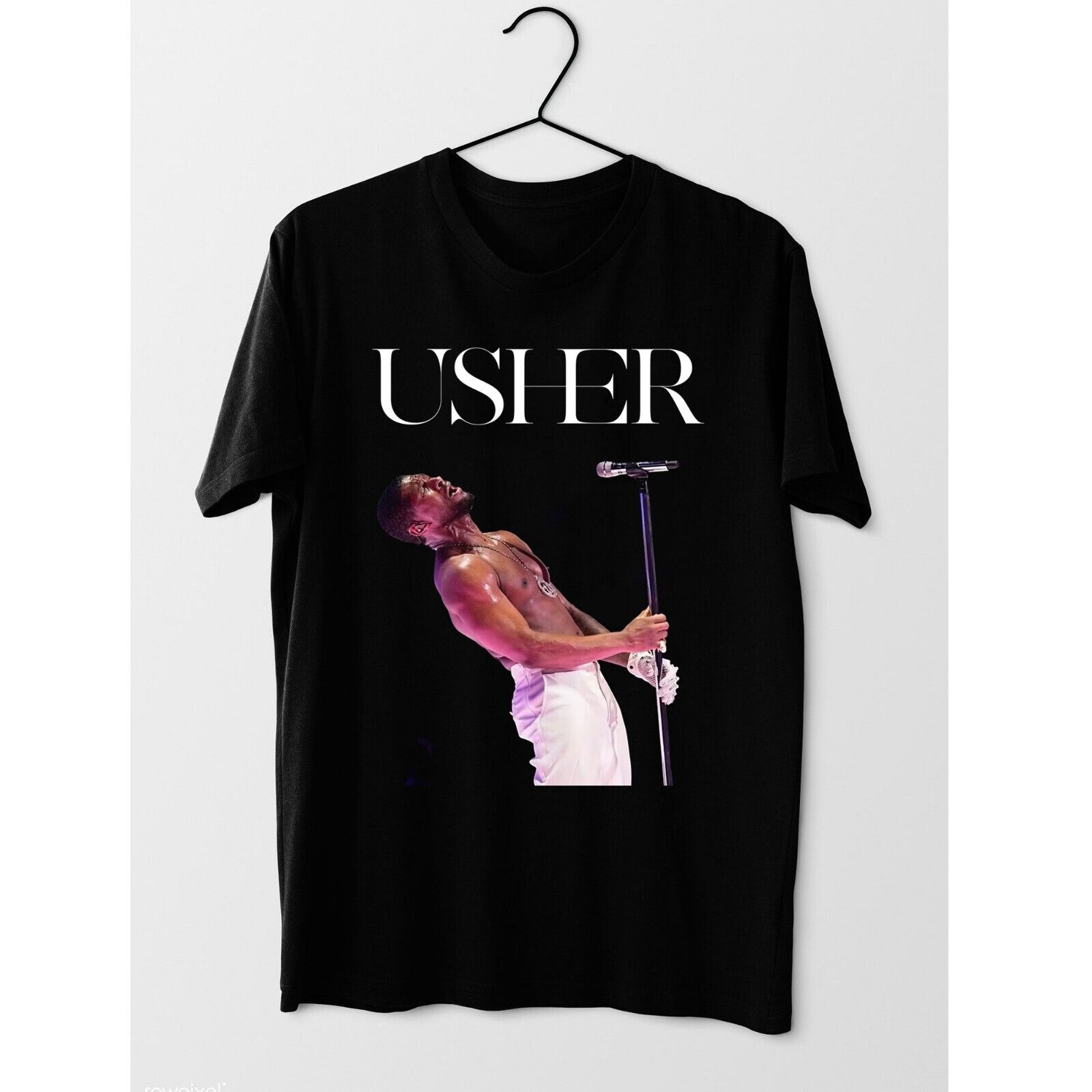Hot Usher Signature Short Sleeve Men All Size T-shirt