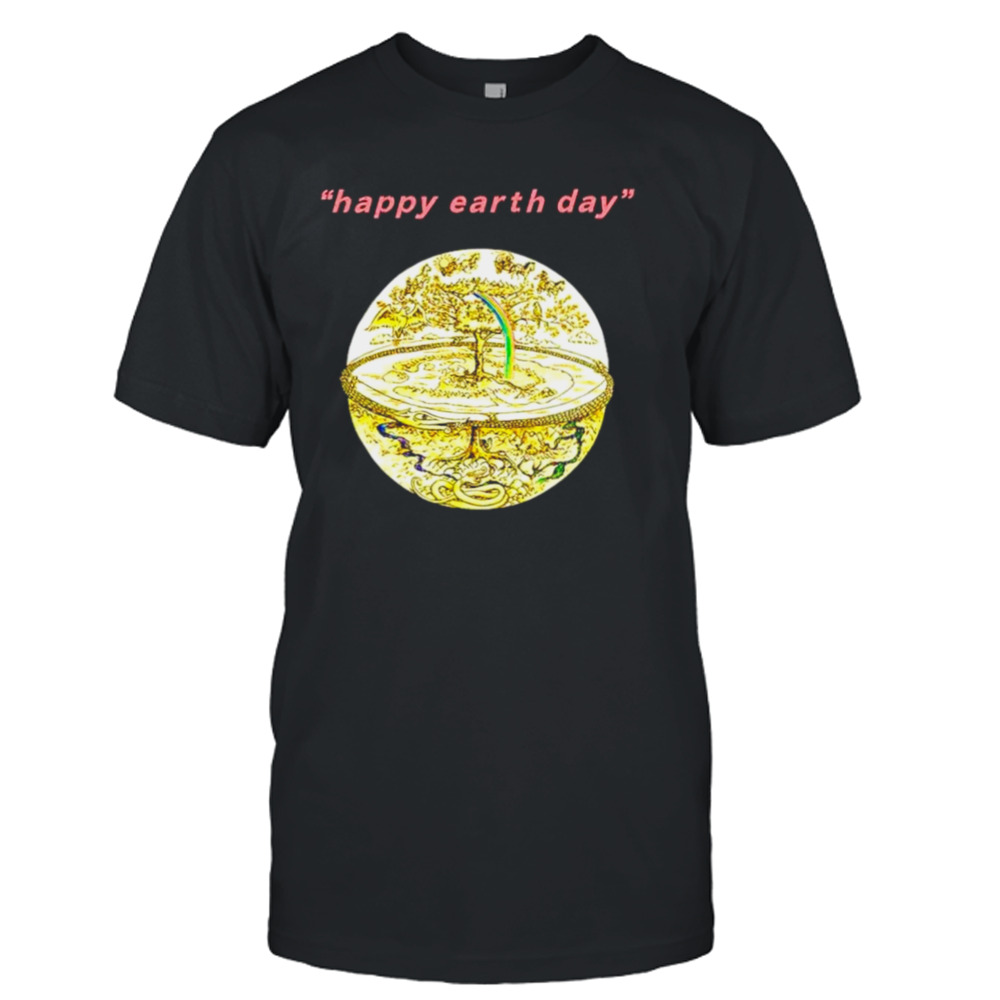 World tree happy earth day shirt