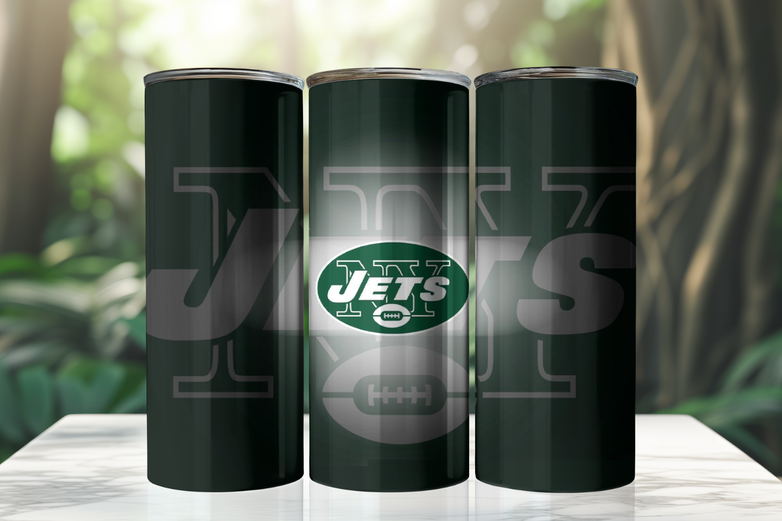 Tumbler Skinny 20oz With Lid - New York Jets - Nfl - Football