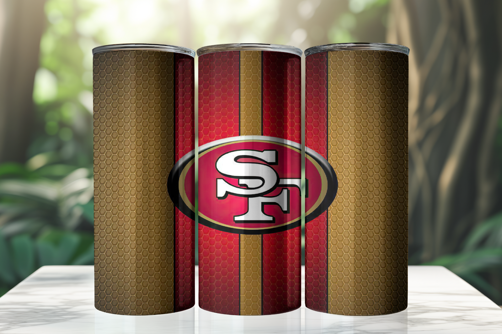 Tumbler Skinny 20oz With Lid - San Francisco 49ers - Nfl - Football