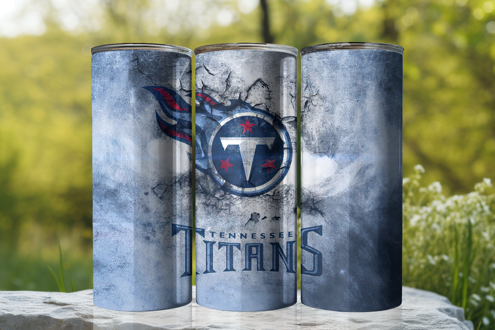 Tumbler Skinny 20oz With Lid - Tennessee Titans - Nfl - Football