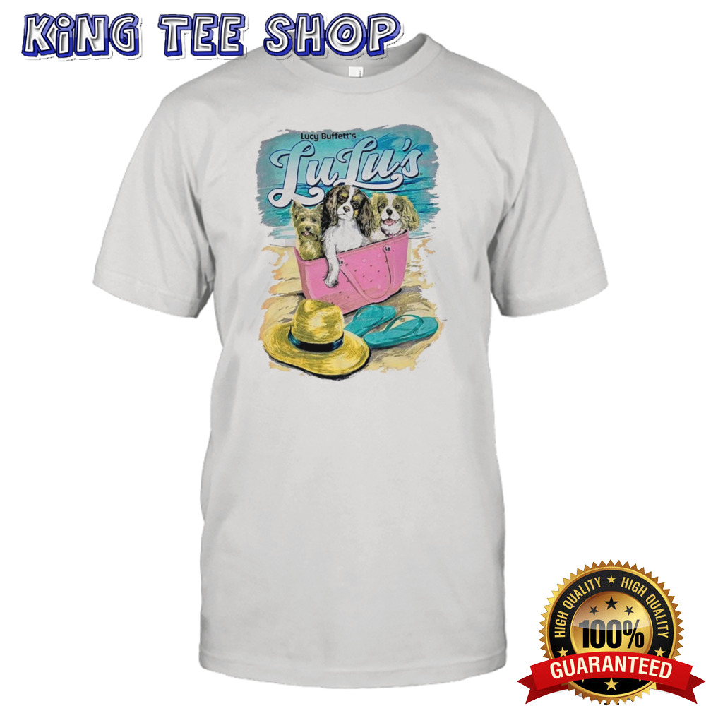 Dog lucy buffett’s lulu’s shirt