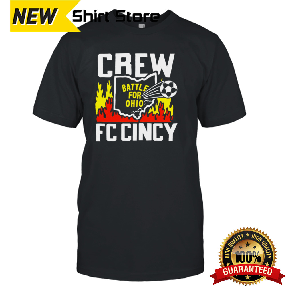 Battle for Ohio crew and FC Cincy shirt