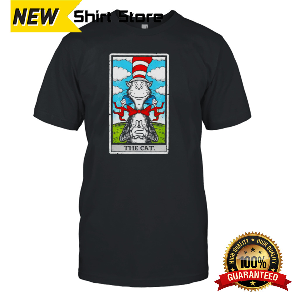 Cat in the Hat A tarot card shirt