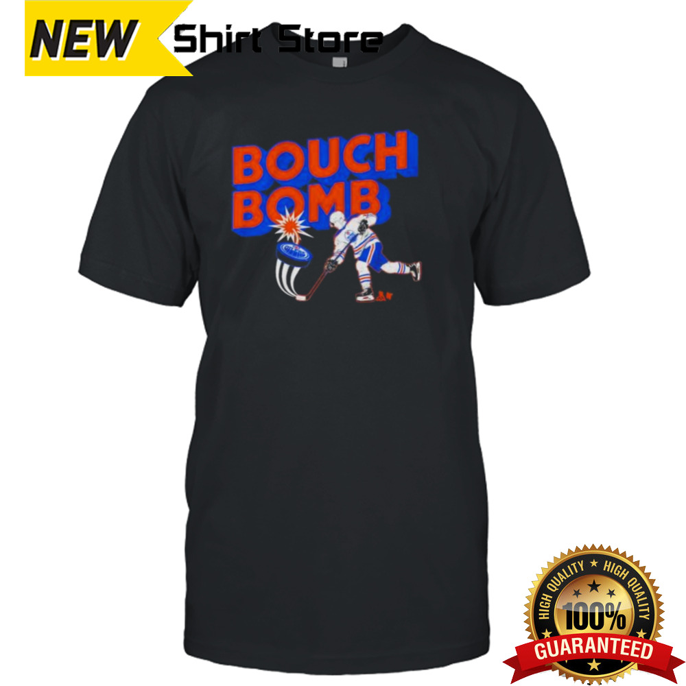 Evan Bouchard Edmonton Oilers Bouch Bomb Black 2024 Shirt