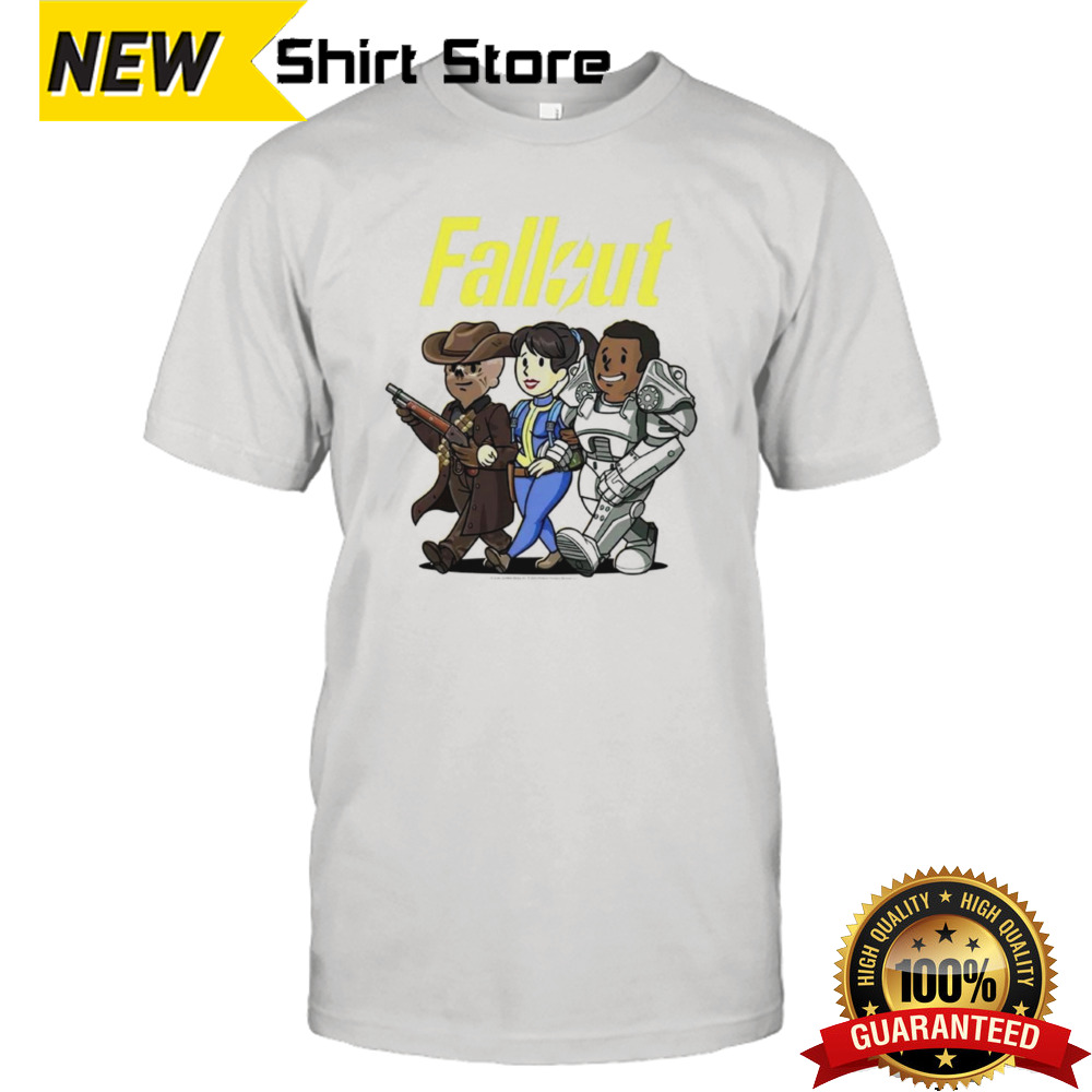 Fallout cartoon trio shirt