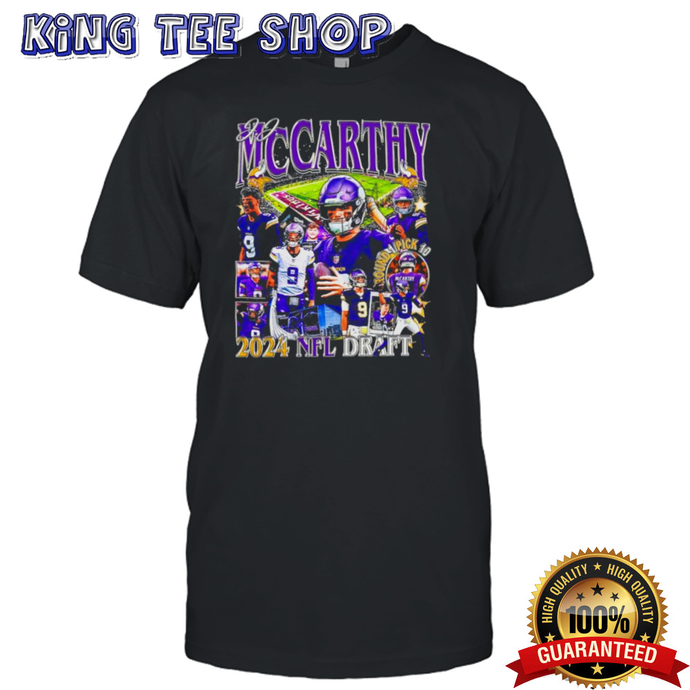 J.J. McCarthy Minnesota Vikings 2024 NFL Draft shirt