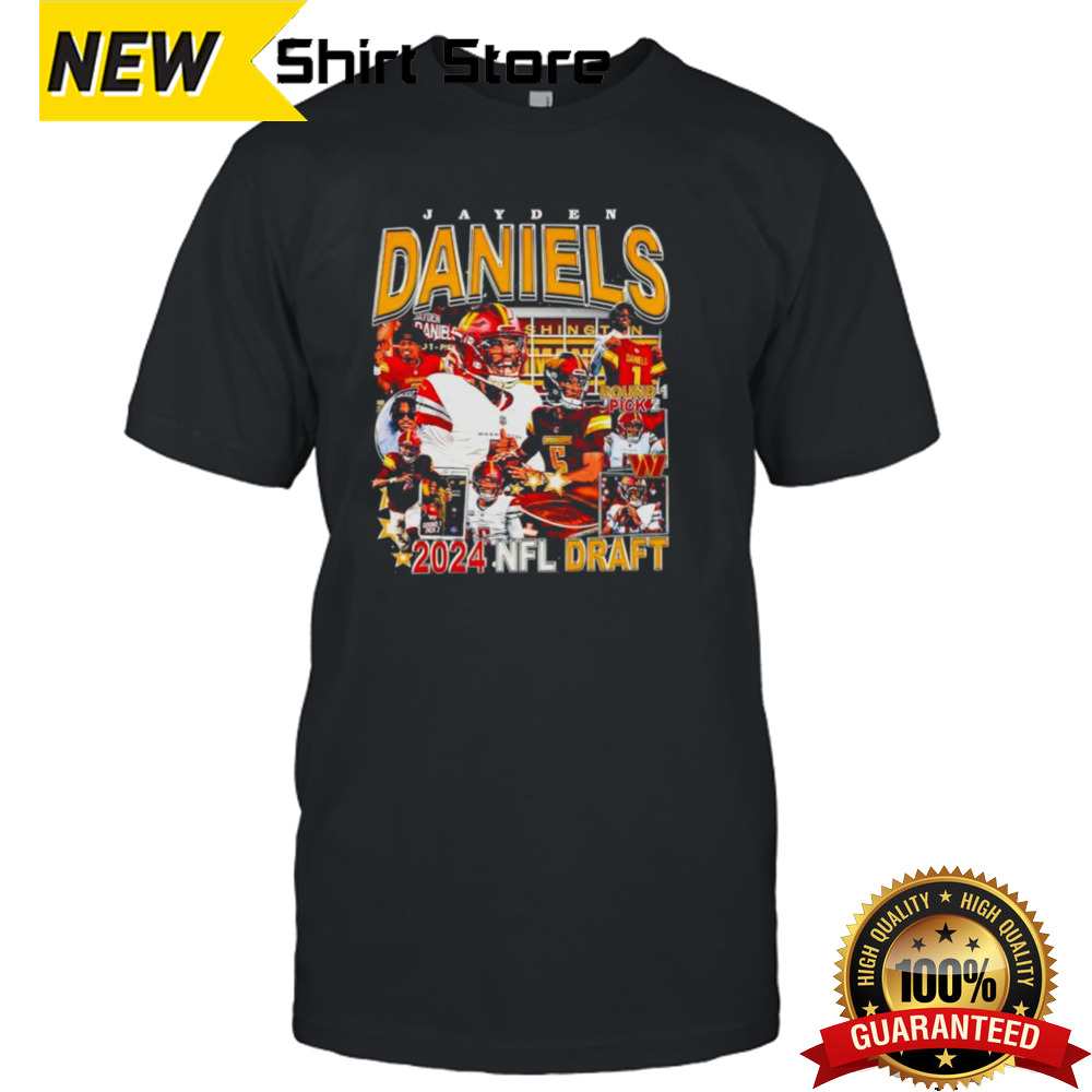 Jayden Daniels Washington Commanders 2024 NFL Draft shirt