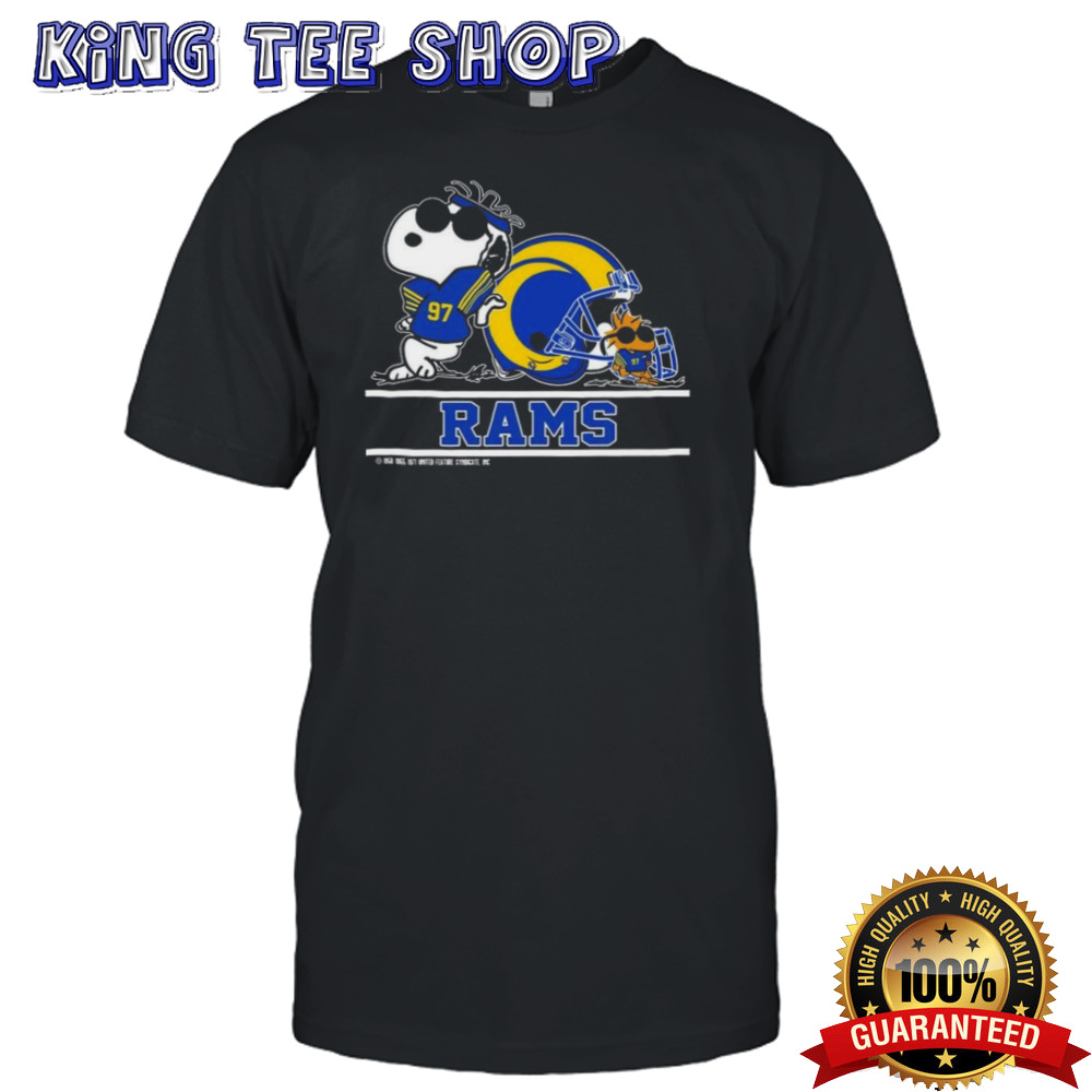 Los Angeles Rams Snoopy Football Captain Peanuts Team 2024 T-shirt