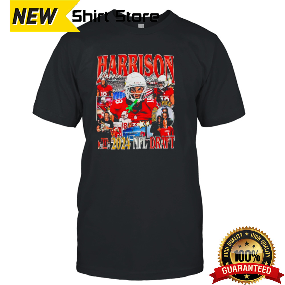 Marvin Harrison Jr Arizona Cardinals 2024 NFL Draft shirt