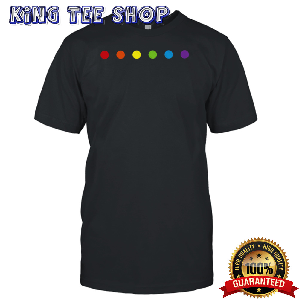 Rainbow Polka Dot Gay Pride Colors shirt