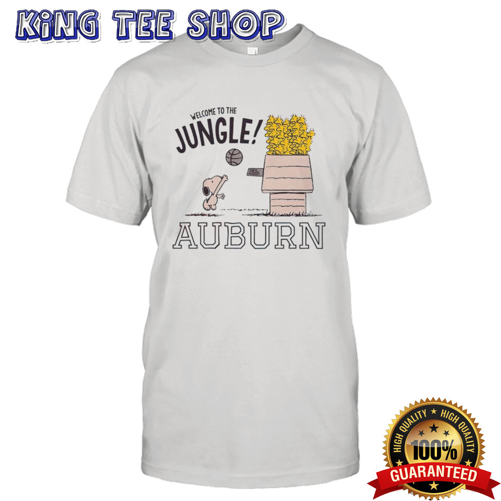 Snoopy Auburn Tigers Welcome to Jungle shirt