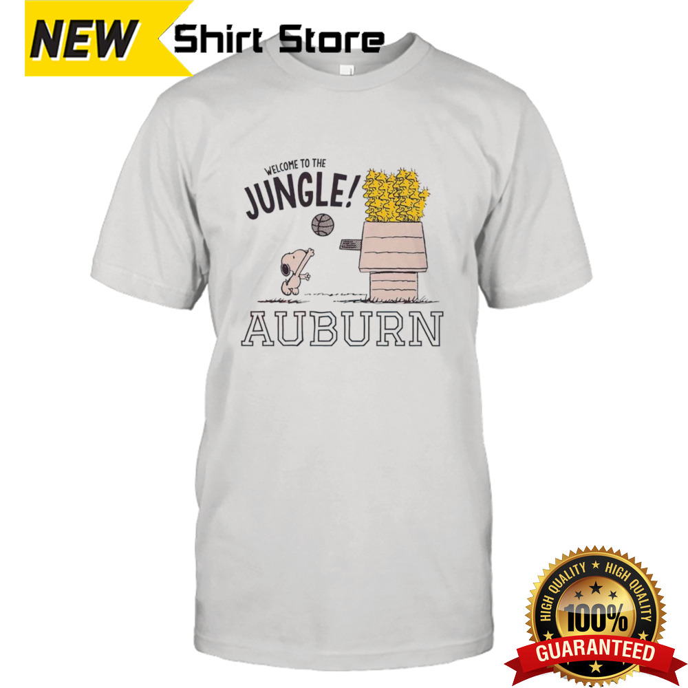 Snoopy Auburn Tigers Welcome to Jungle shirt