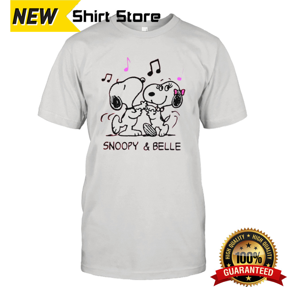 Snoopy and Belle dancing shirt