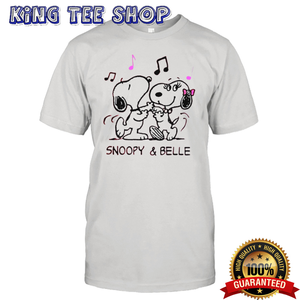 Snoopy and Belle dancing shirt