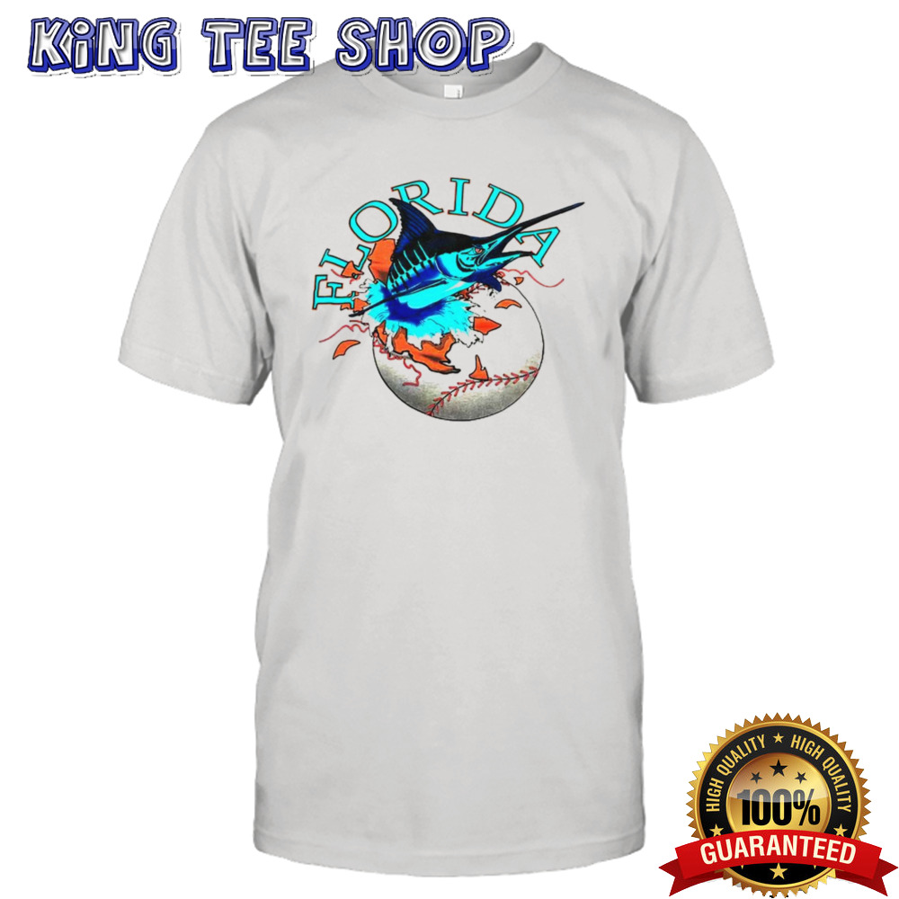 Vintage Florida Marlins logo shirt