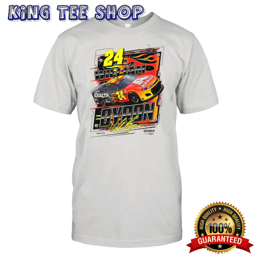 William Byron Hendrick Motorsports Team Collection Axalta Throwback Car shirt