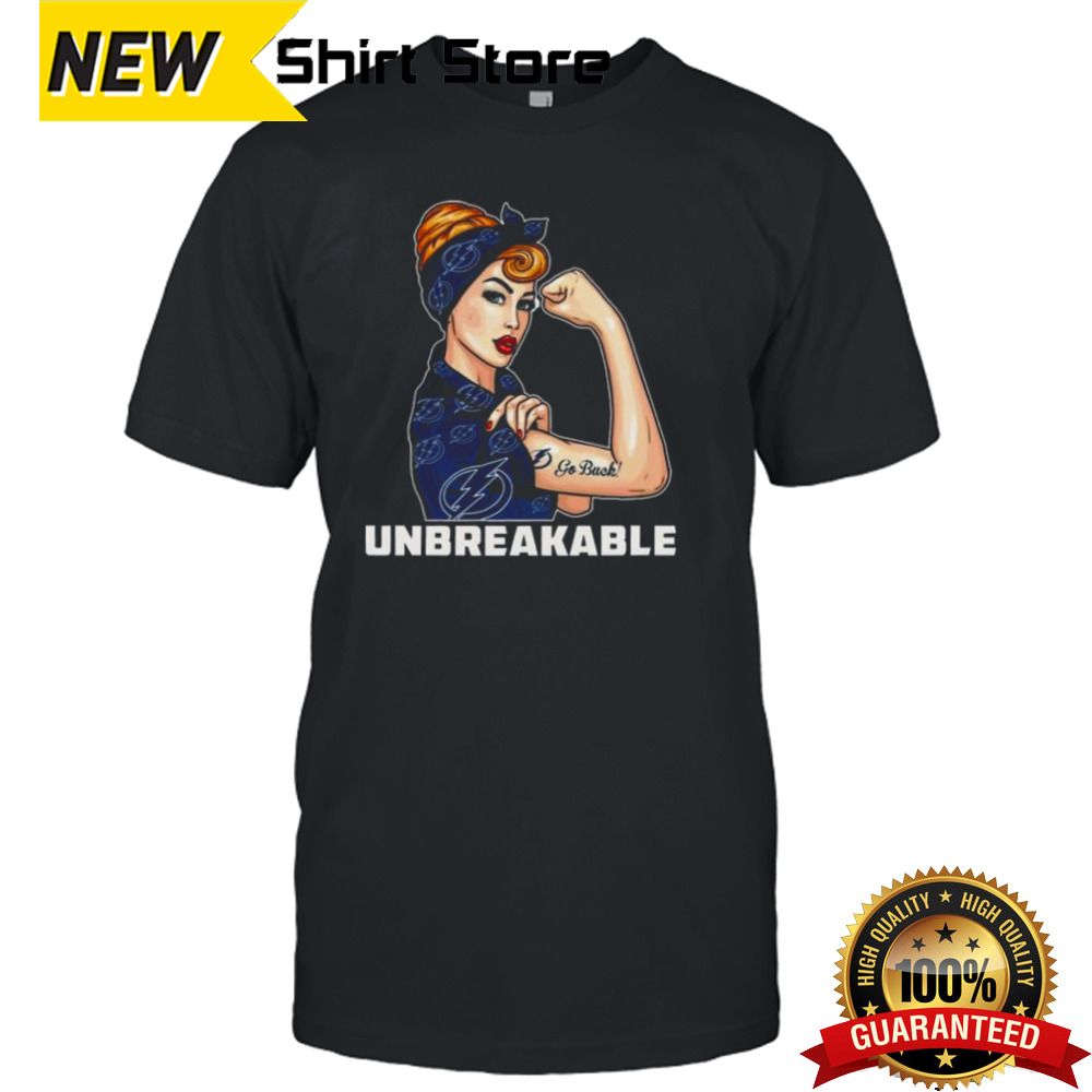 Beautiful Girl Unbreakable Go Tampa Bay Lightning Shirt