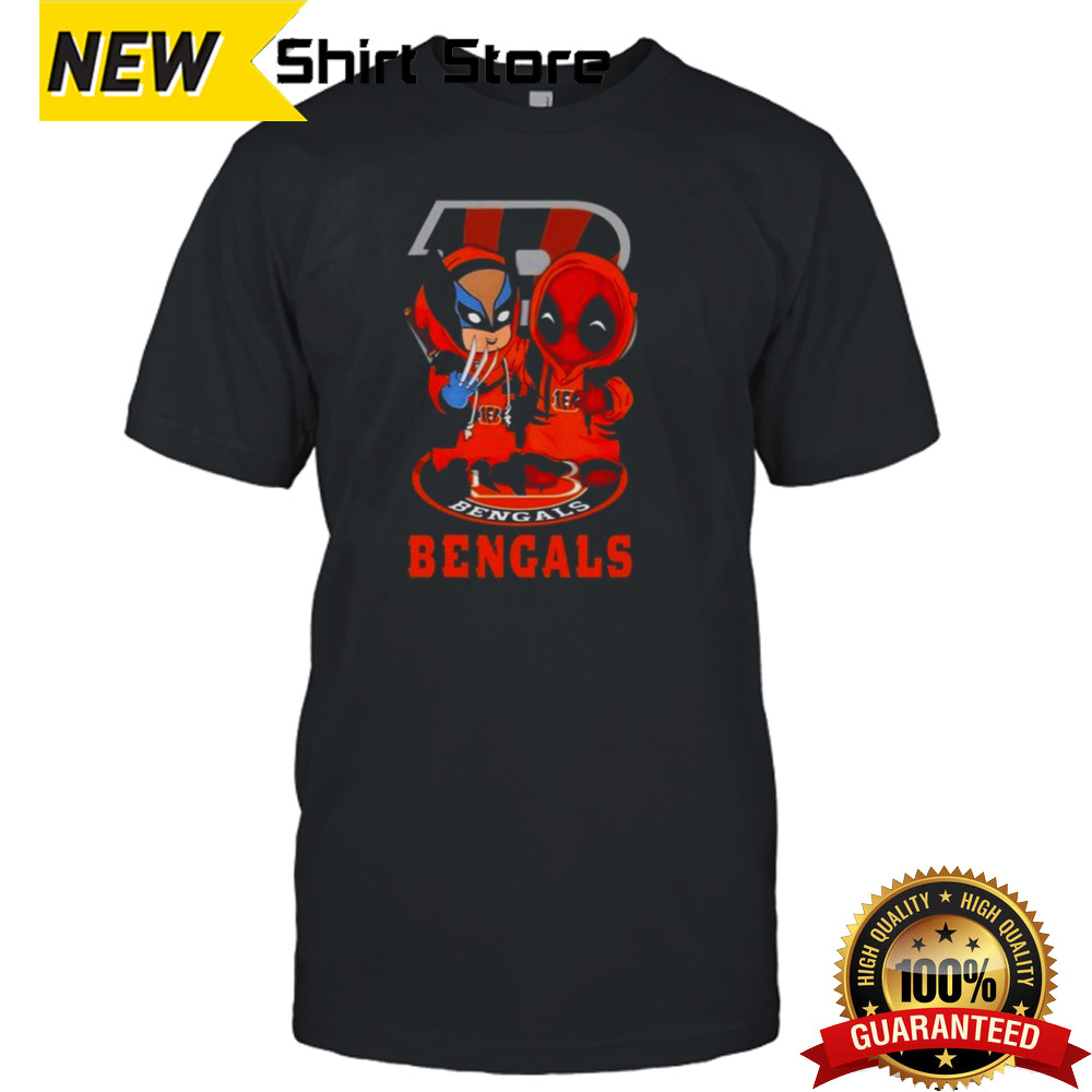 Cincinnati Bengals Marvel Wolverine Deadpool True Friends Shirt