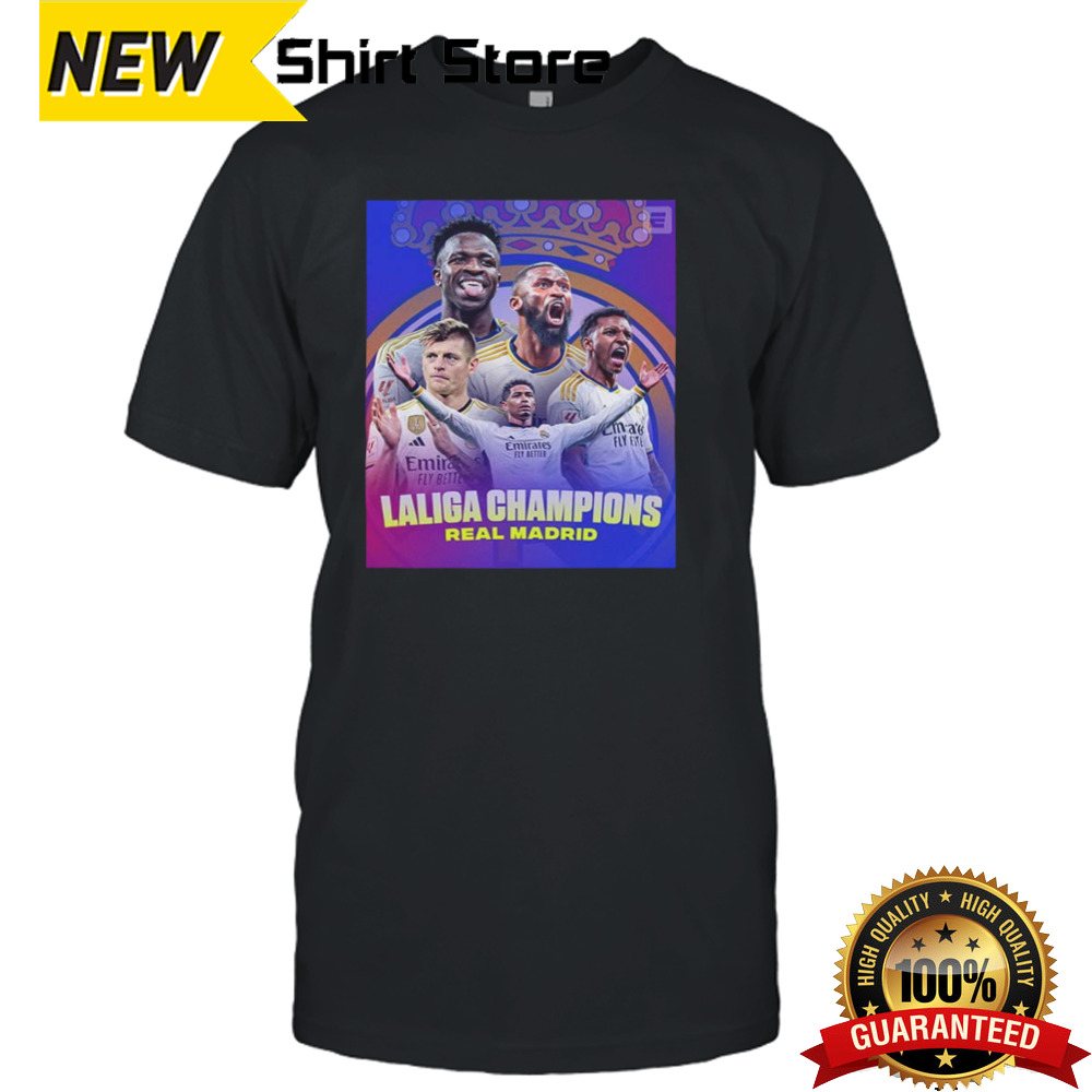 Congratulation To Real Madrid Champions La Liga 2024 Unisex T-Shirt