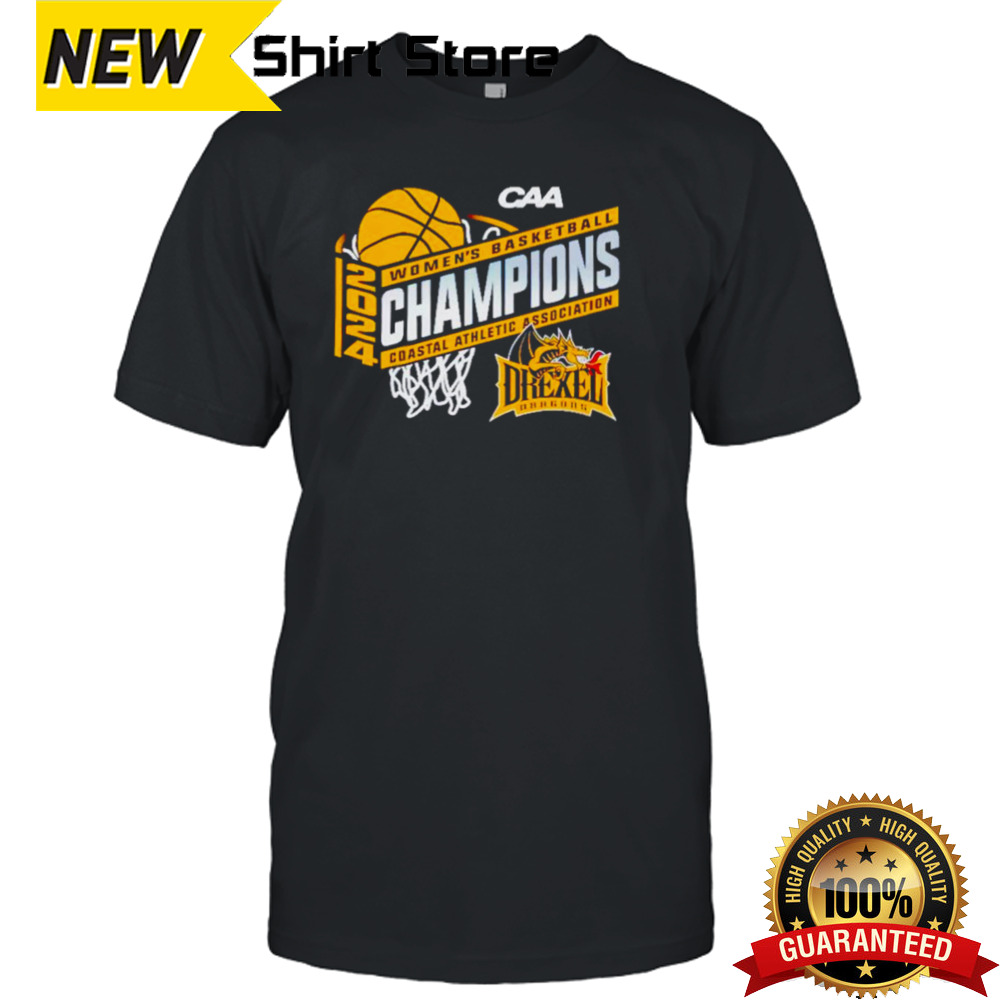 Drexel Dragon 2024 CAA Basketball Conf Tourney Champs shirt