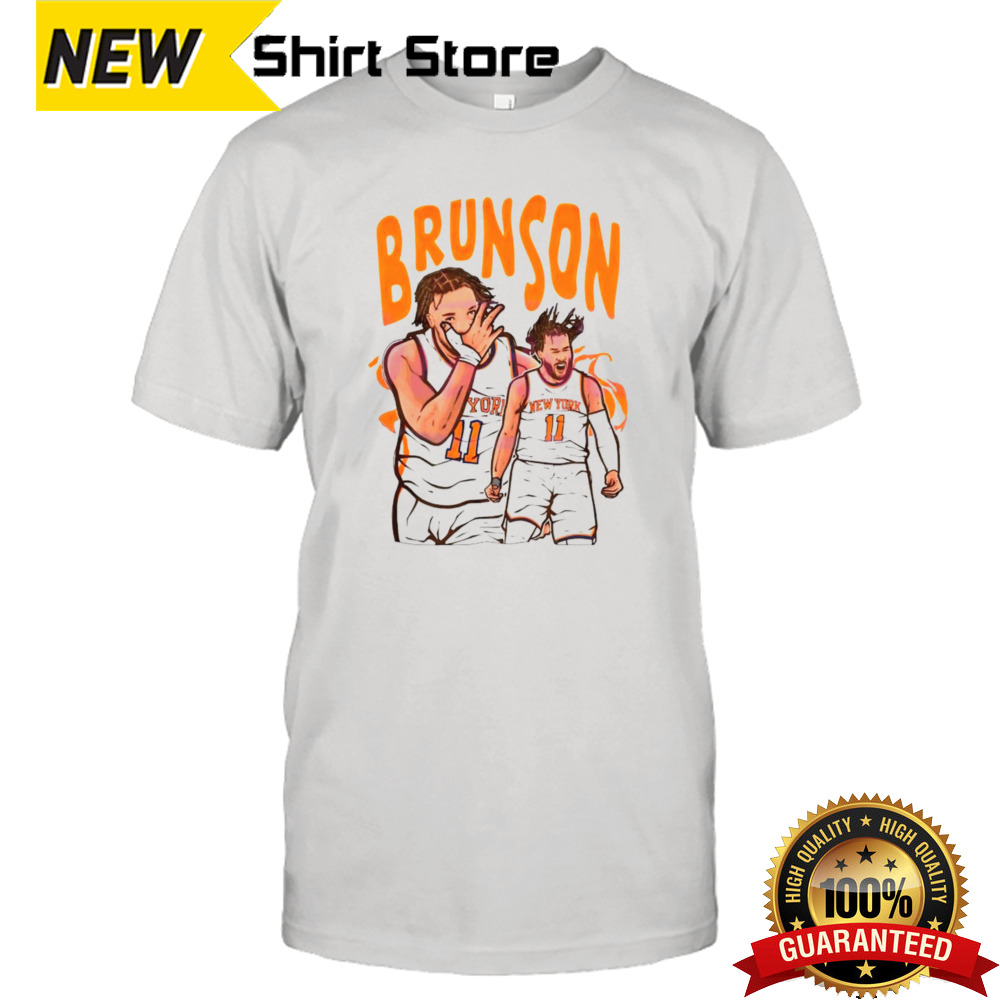 Jalen Brunson Cartoon New York Knicks Player Unisex T-Shirt