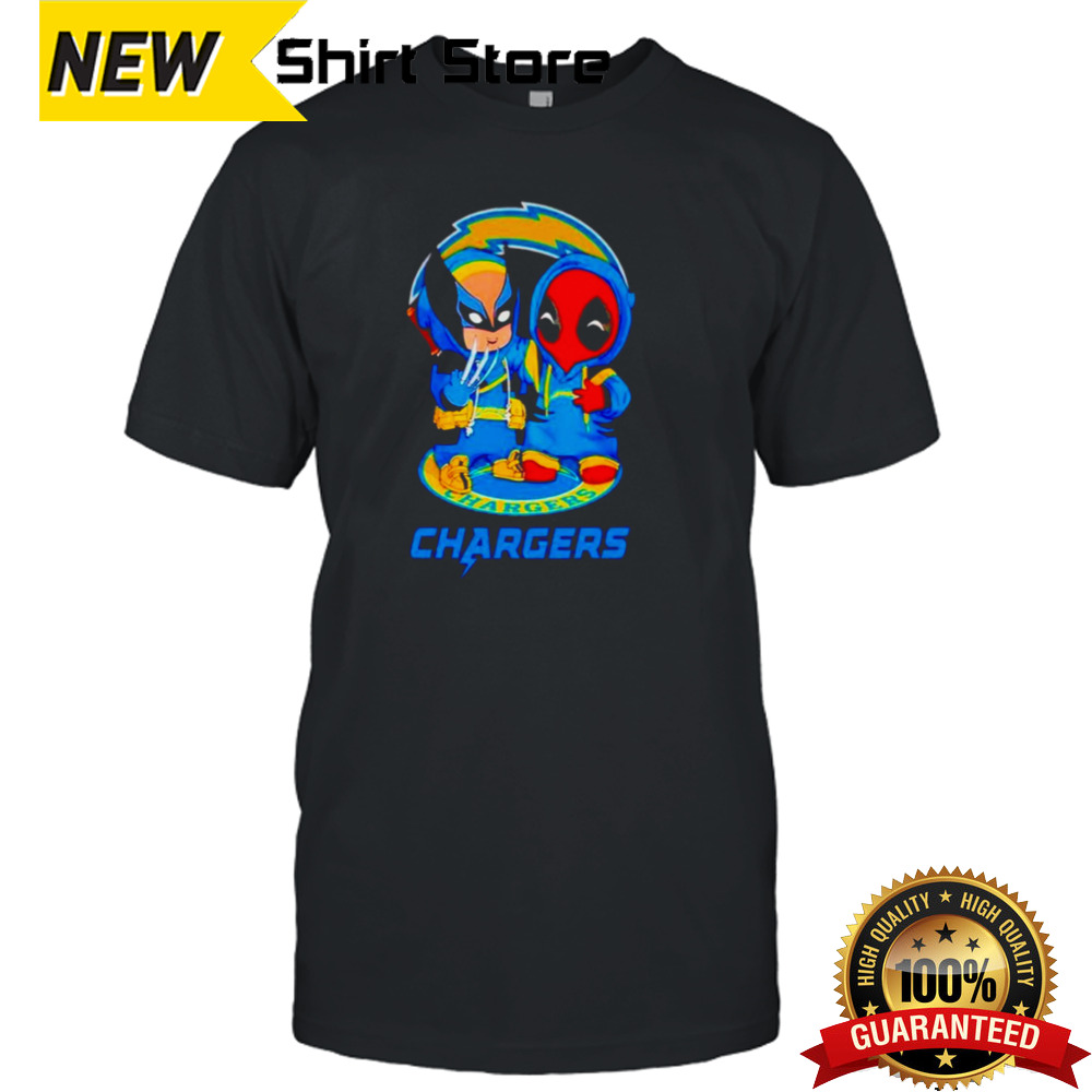 Los Angeles Chargers Marvel Wolverine and Deadpool True friends shirt